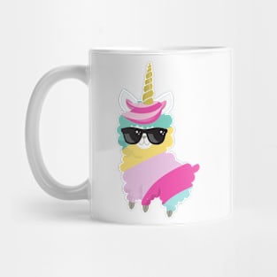 Unicorn Llama, Llama With Sunglasses, Cute Llama Mug